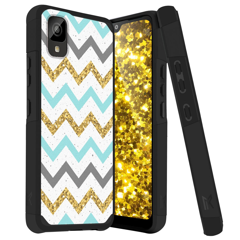 TJS "ArmorLux" Hybrid Phone Case for TCL ION Z