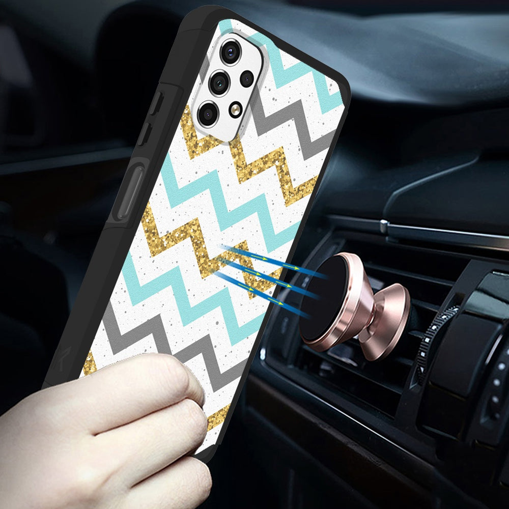 TJS "ArmorLux" Hybrid Phone Case for Samsung Galaxy A23 5G