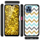 TJS "ArmorLux" Hybrid Phone Case for T-Mobile Revvl 6 5G