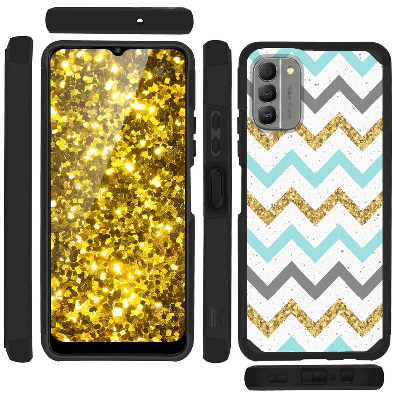 TJS "ArmorLux" Hybrid Phone Case for Nokia G400