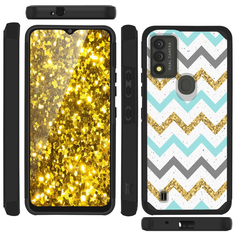 TJS "ArmorLux" Hybrid Phone Case for T-Mobile Wiko Voix