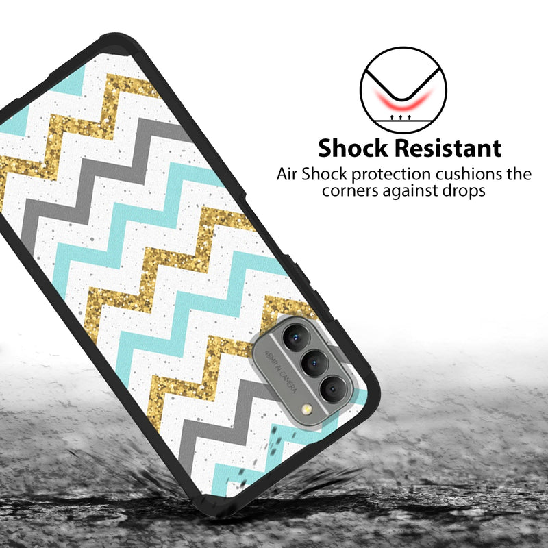 TJS "ArmorLux" Hybrid Phone Case for Nokia G400