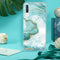 TJS "Juno" Marble Design IMD TPU Phone Case for Galaxy A50 - InfinityAccessories017