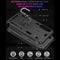 TJS "DuoGuard" Ring Kickstand Phone Case for Motorola Moto G Fast