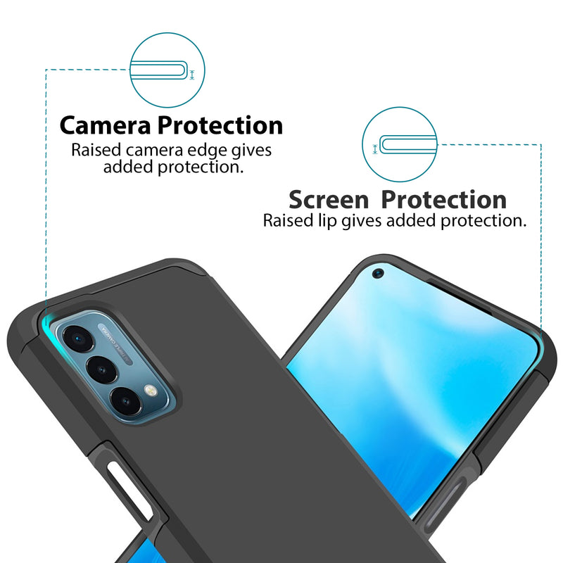 TJS "ArmorLux" Hybrid Phone Case for OnePlus Nord N200