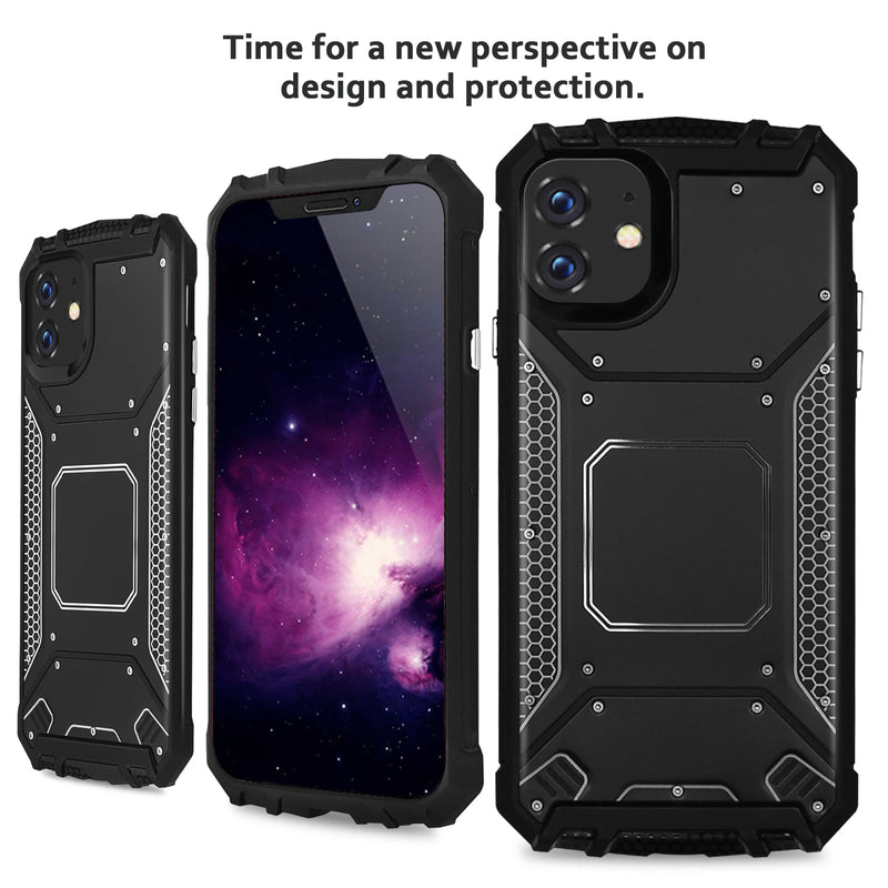 TJS "TankMate" Built-in Metal Plate Aluminum Phone Case for iPhone 11, iPhone 11 Pro, iPhone 11 Pro Max - InfinityAccessories017