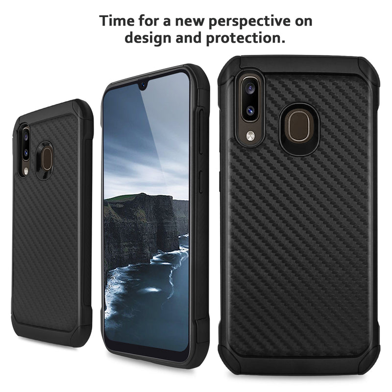 TJS "IMPACT" Hybrid Phone Case for Galaxy A20, Galaxy A30, Galaxy A50 - InfinityAccessories017