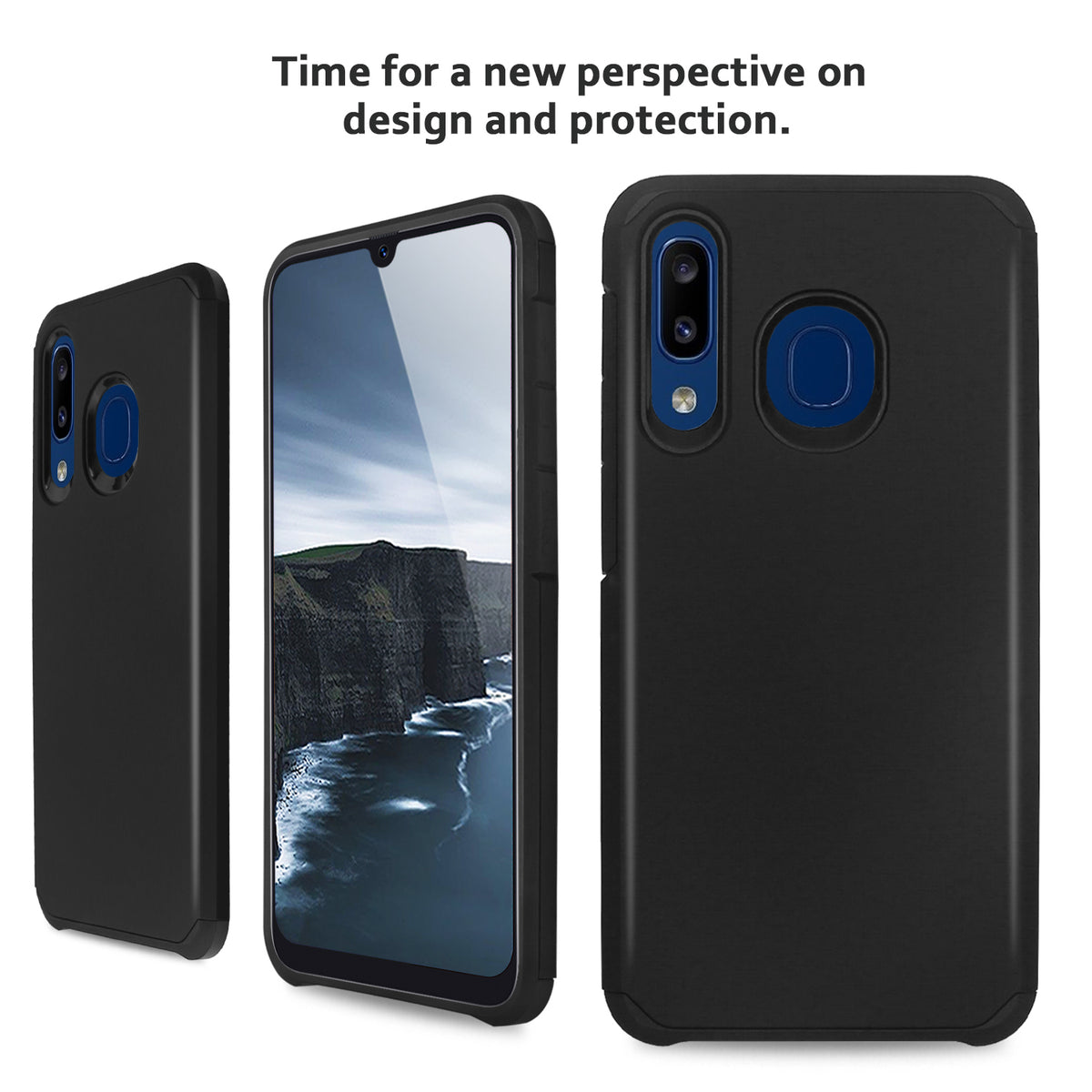 TJS "Herculus" Hybrid Phone Case For Galaxy A20, Galaxy A30, Galaxy A50 - InfinityAccessories017