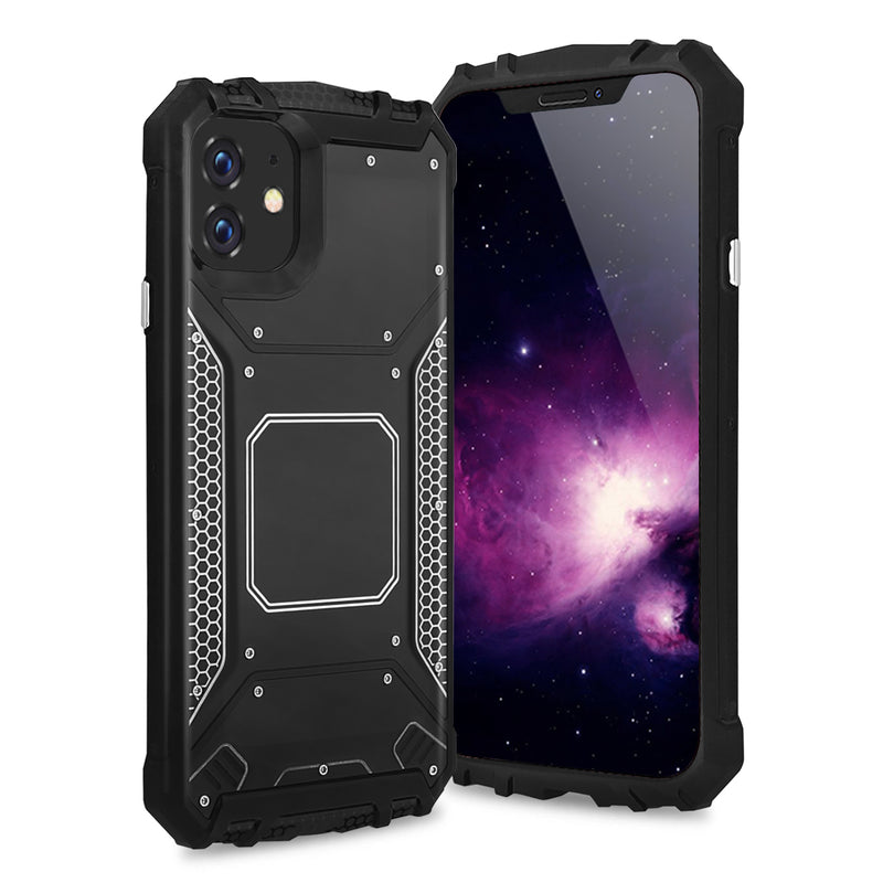 TJS "TankMate" Built-in Metal Plate Aluminum Phone Case for iPhone 11, iPhone 11 Pro, iPhone 11 Pro Max - InfinityAccessories017