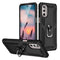TJS "DuoGuard" Ring Kickstand Phone Case for Motorola G Stylus 5G 2022