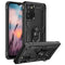 TJS "DuoGuard" Ring Kickstand Phone Case for Samsung Galaxy A03s