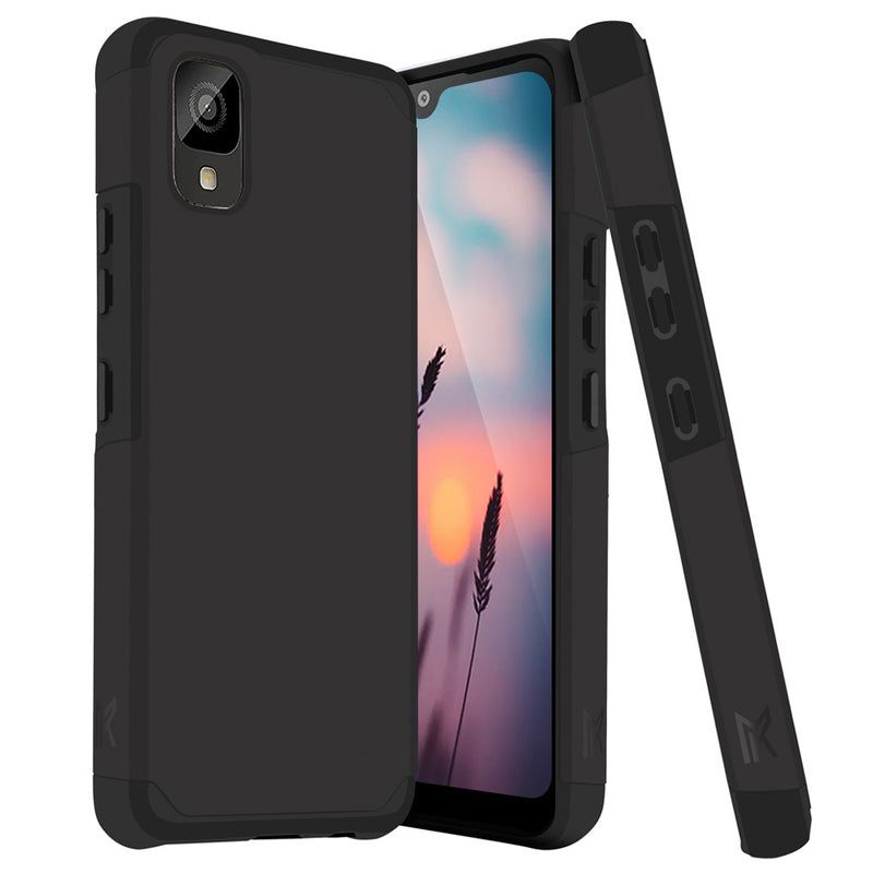 TJS "ArmorLux" Hybrid Phone Case for TCL ION Z