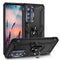 TJS "DuoGuard" Ring Kickstand Phone Case for Motorola Edge 5G 2022