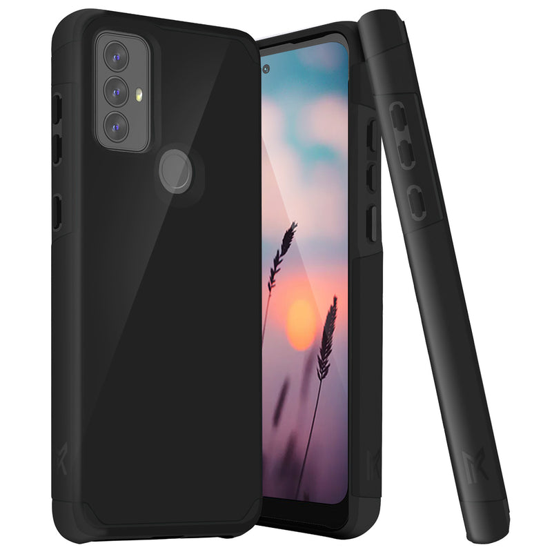 TJS "ArmorLux" Hybrid Phone Case for Motorola G Play 2023