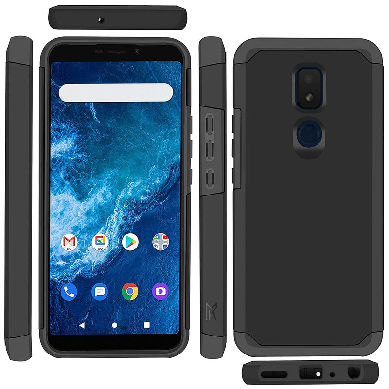 TJS "ArmorLux" Hybrid Phone Case for AT&T Motivate2