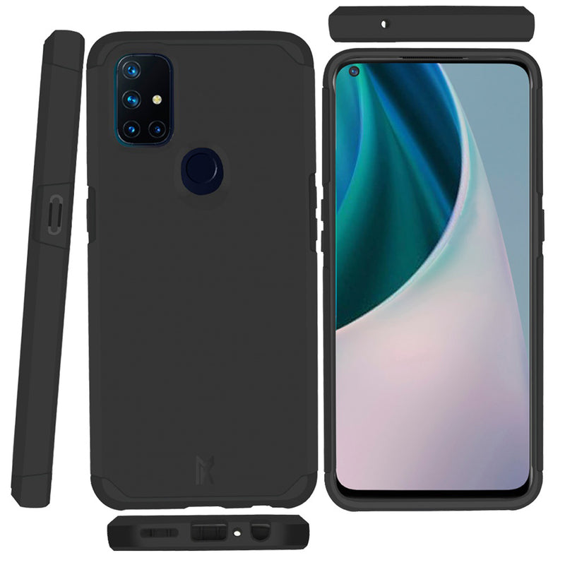 TJS "ArmorLux" Hybrid Phone Case for OnePlus Nord N10
