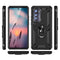 TJS "DuoGuard" Ring Kickstand Phone Case for Motorola Edge 5G 2022
