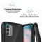 TJS "ArmorLux" Hybrid Phone Case for Nokia G400