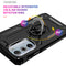TJS "DuoGuard" Ring Kickstand Phone Case for Motorola G 5G 2022