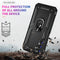 TJS "DuoGuard" Ring Kickstand Phone Case for Samsung Galaxy A14 5G