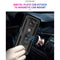 TJS "DuoGuard" Ring Kickstand Phone Case for Motorola G Power 2021
