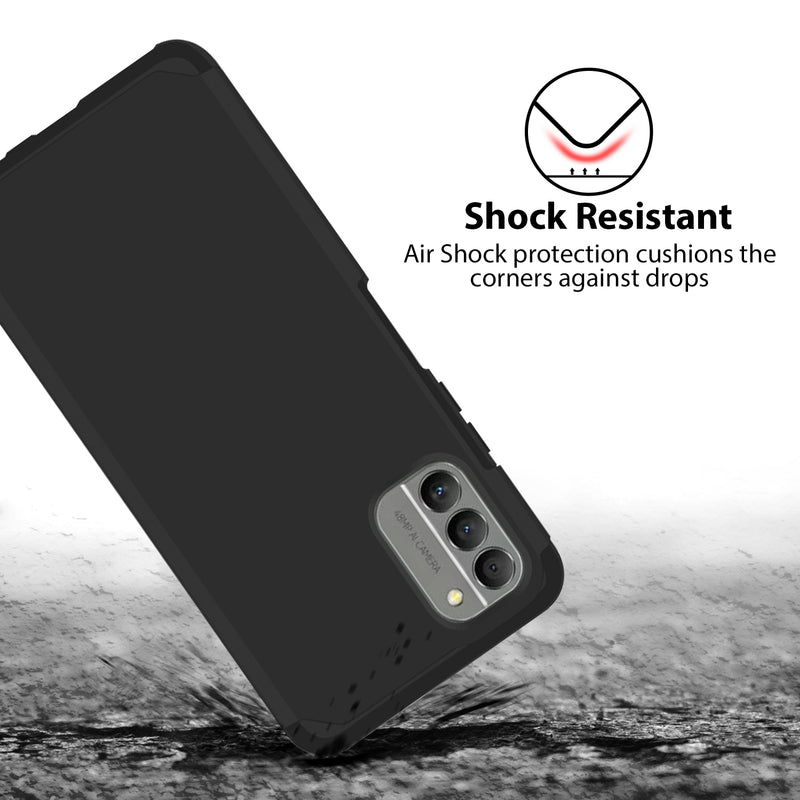 TJS "ArmorLux" Hybrid Phone Case for Nokia G400