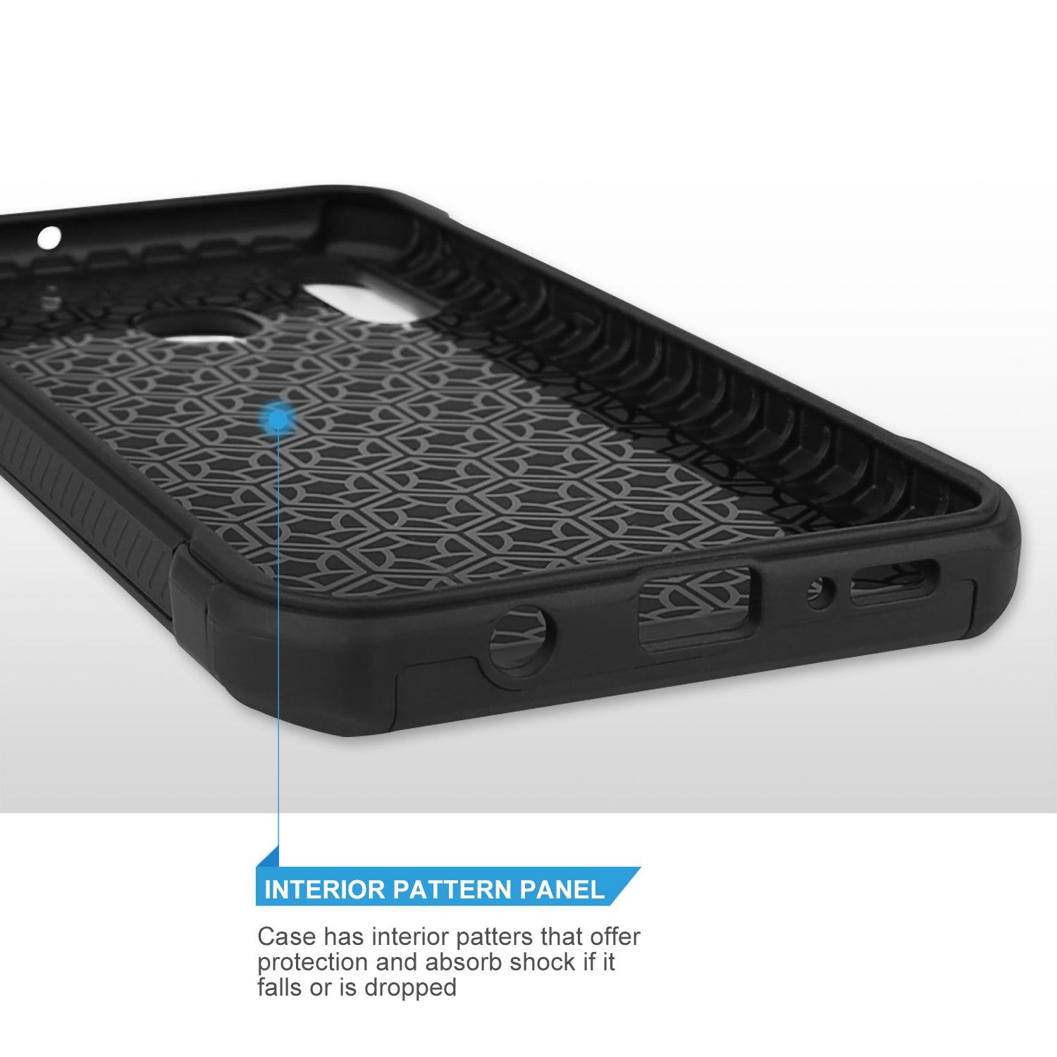 TJS "IMPACT" Hybrid Phone Case for Galaxy A20, Galaxy A30, Galaxy A50 - InfinityAccessories017