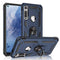 TJS "DuoGuard" Ring Kickstand Phone Case for Motorola Moto G Fast