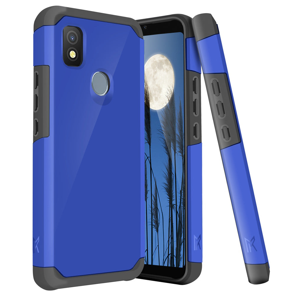 TJS "ArmorLux" Hybrid Phone Case for Cricket Icon 4