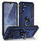 TJS "DuoGuard" Ring Kickstand Phone Case for Samsung Galaxy A14 5G