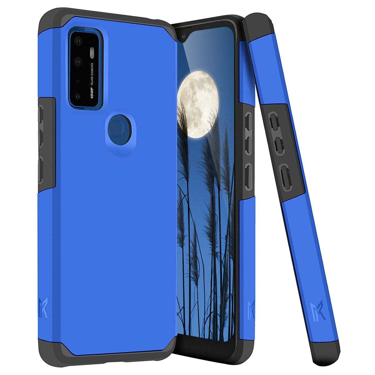 TJS "ArmorLux" Hybrid Phone Case for AT&T Radiant Max 5G / AT&T Fusion 5G / Cricket Dream 5G / Cricket Innovate 5G
