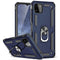 TJS "DuoGuard" Ring Kickstand Phone Case for Samsung Galaxy A22 5G