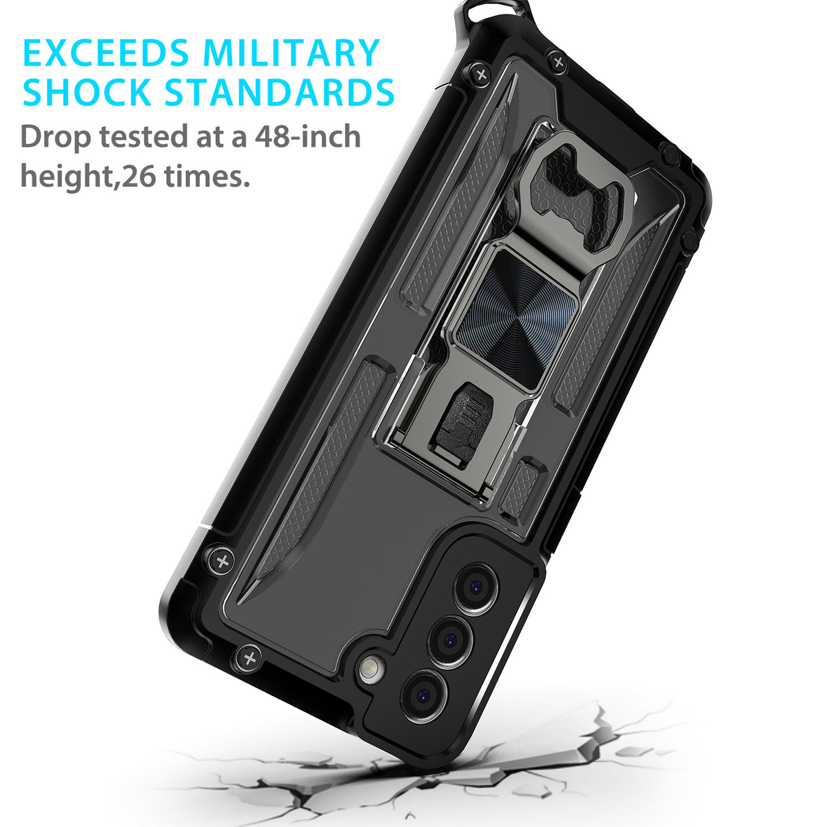 TJS "Opener" Hybrid Phone Case for Samsung Galaxy S21 5G
