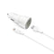 ESOULK 12W 2.4A Dual USB Travel Car Charger with 5ft USB to Lightning Charging Cable
