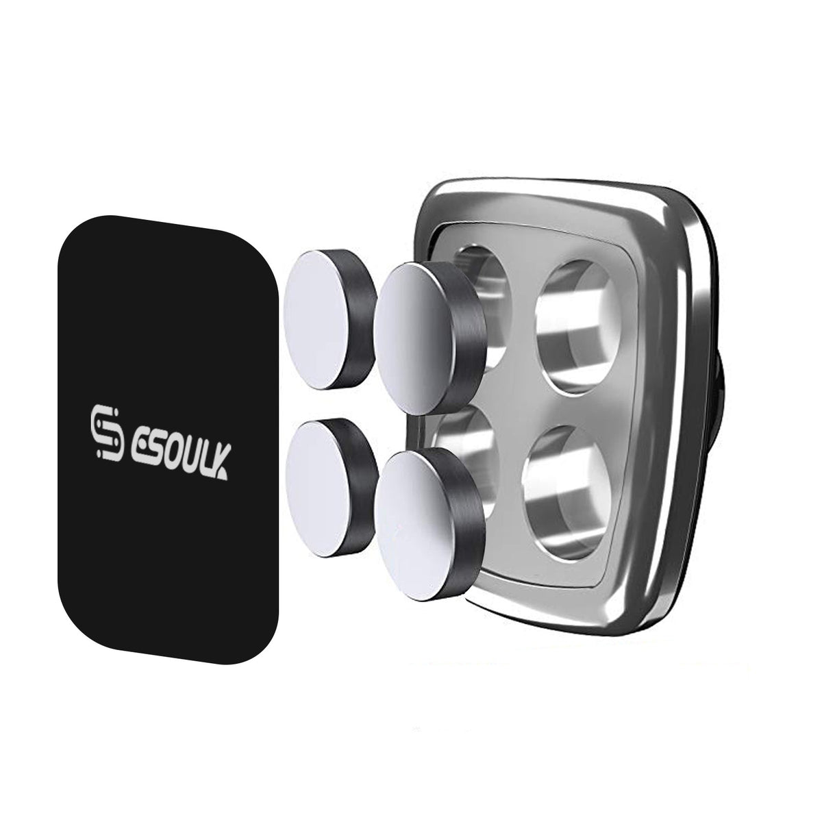 ESOULK Stick On Dashboard Magnetic Car Mount Holder