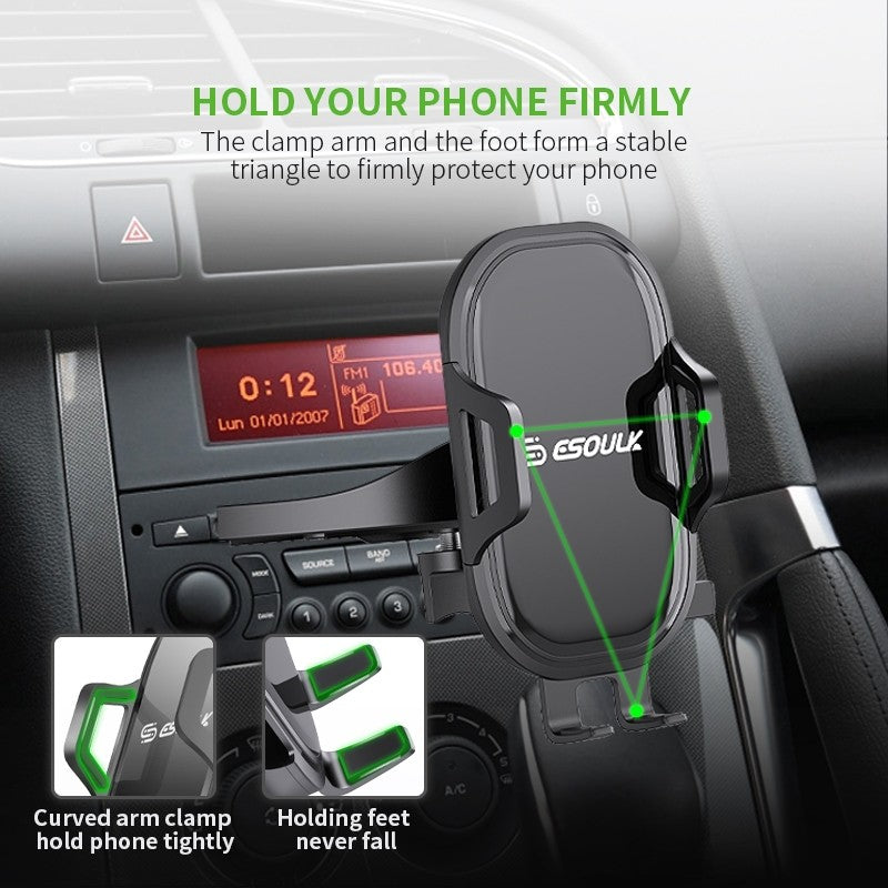 ESOULK One Touch CD Slot with 360 Rotation Ball Joint Car Mount