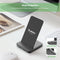 ESOULK QI 10W Vertical Double Coil Wireless Fast Charger