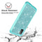 TJS "Sapphire" Hybrid Glitter Phone Case for Samsung Galaxy A52 5G