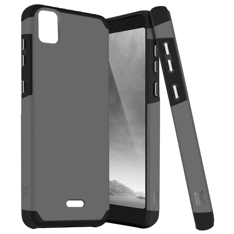 TJS "ArmorLux" Hybrid Phone Case for Cricket Vision Plus