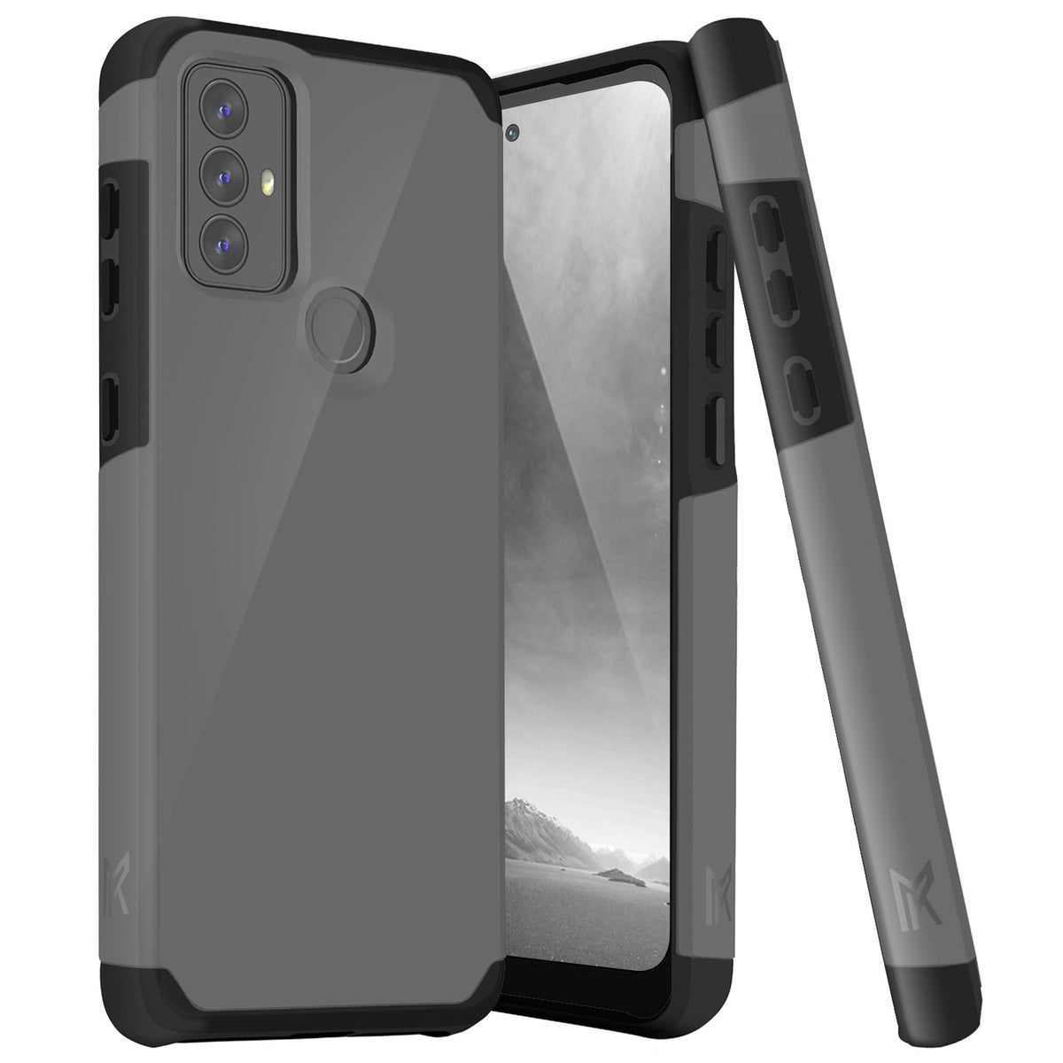 TJS "ArmorLux" Hybrid Phone Case for Motorola G Play 2023