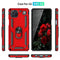 TJS “DuoGuard” Ring Kickstand Phone Case for LG K92 5G
