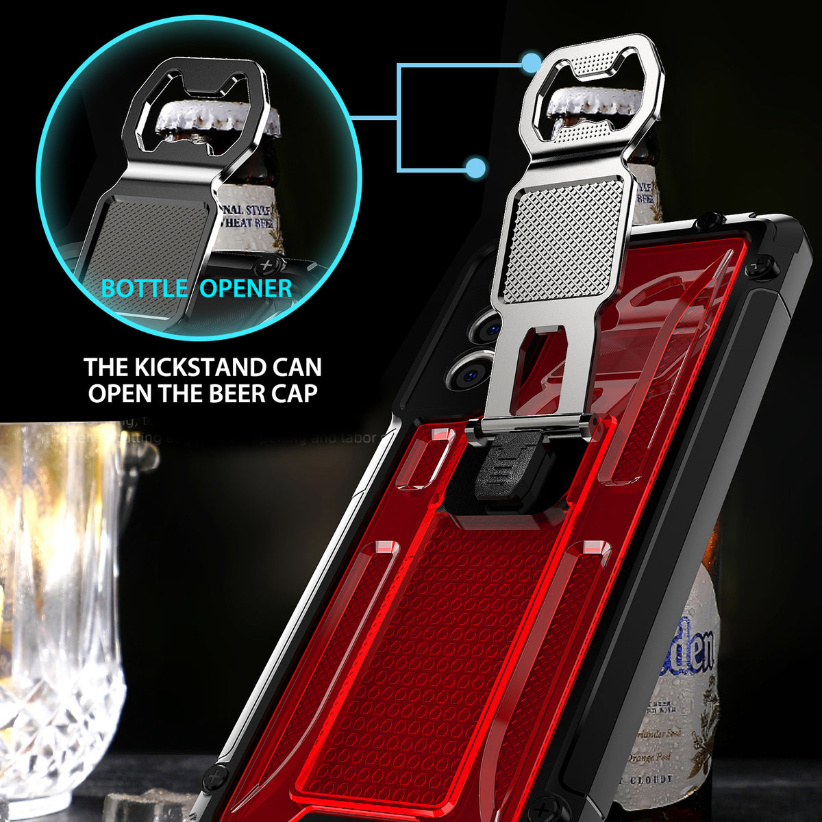 TJS "Opener" Hybrid Phone Case for Samsung Galaxy S21+ 5G