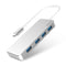 USB C Hub Aluminum USB C Adapter Hub with 4 USB 3.0 Ports - InfinityAccessories017