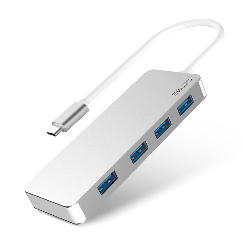 USB C Hub Aluminum USB C Adapter Hub with 4 USB 3.0 Ports - InfinityAccessories017