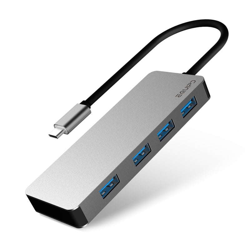 USB C Hub Aluminum USB C Adapter Hub with 4 USB 3.0 Ports - InfinityAccessories017