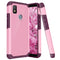 TJS "ArmorLux" Hybrid Phone Case for Cricket Icon 4