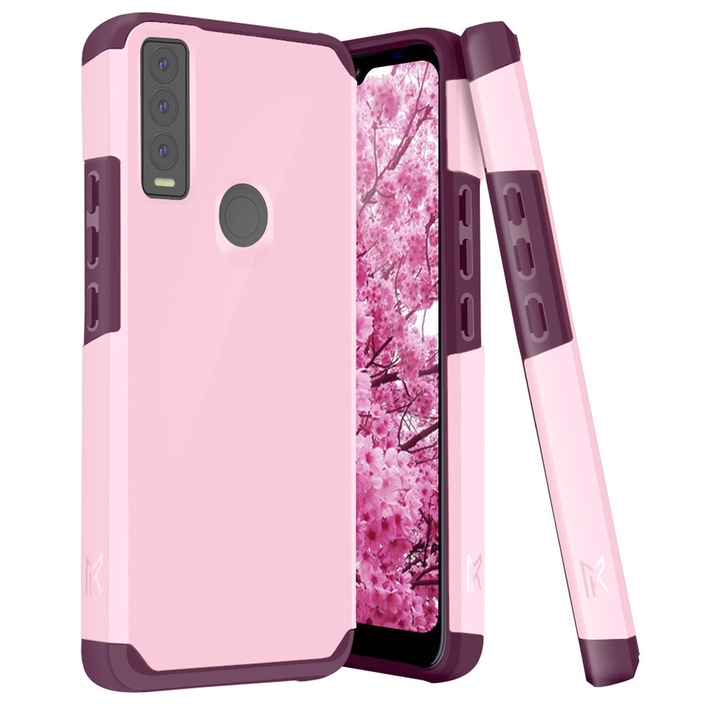 TJS "ArmorLux" Hybrid Phone Case for Cricket Ovation 3