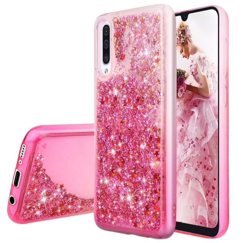 Liquid Glitter Hybrid Phone Case for Galaxy A50 - InfinityAccessories017