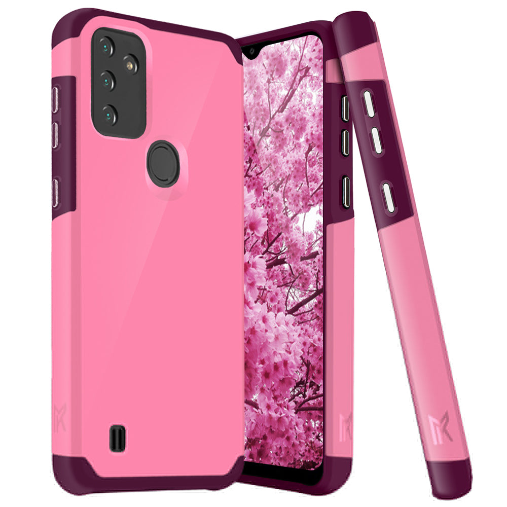 TJS "ArmorLux" Hybrid Phone Case for T-Mobile Wiko Voix