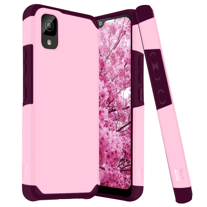 TJS "ArmorLux" Hybrid Phone Case for TCL ION Z